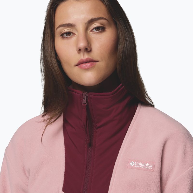 Dámska mikina Columbia Sequoia Grove Full Zip eraser pink/rich wine 6