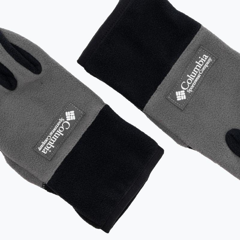 Pánske trekingové rukavice Columbia Sequoia Grove city grey/black 5