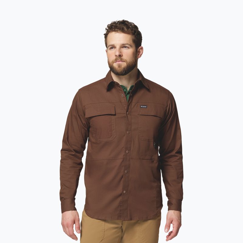 Pánska košeľa Columbia Landroamer Twill tobacco