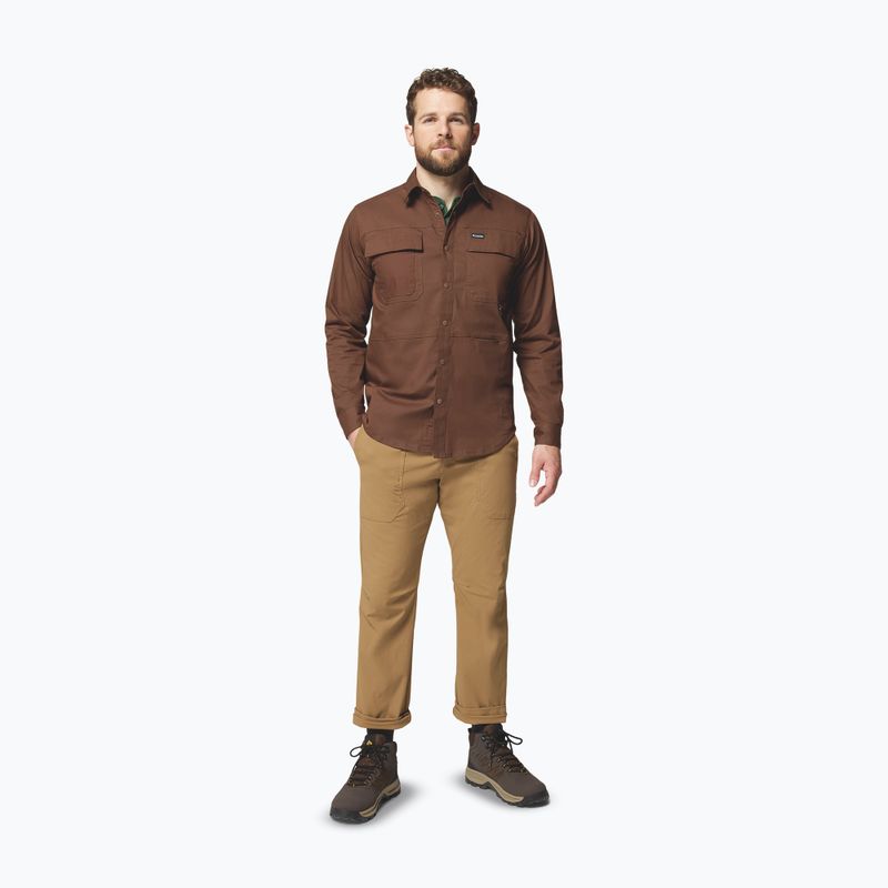 Pánska košeľa Columbia Landroamer Twill tobacco 2