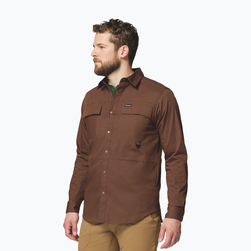 Pánska košeľa Columbia Landroamer Twill tobacco 4