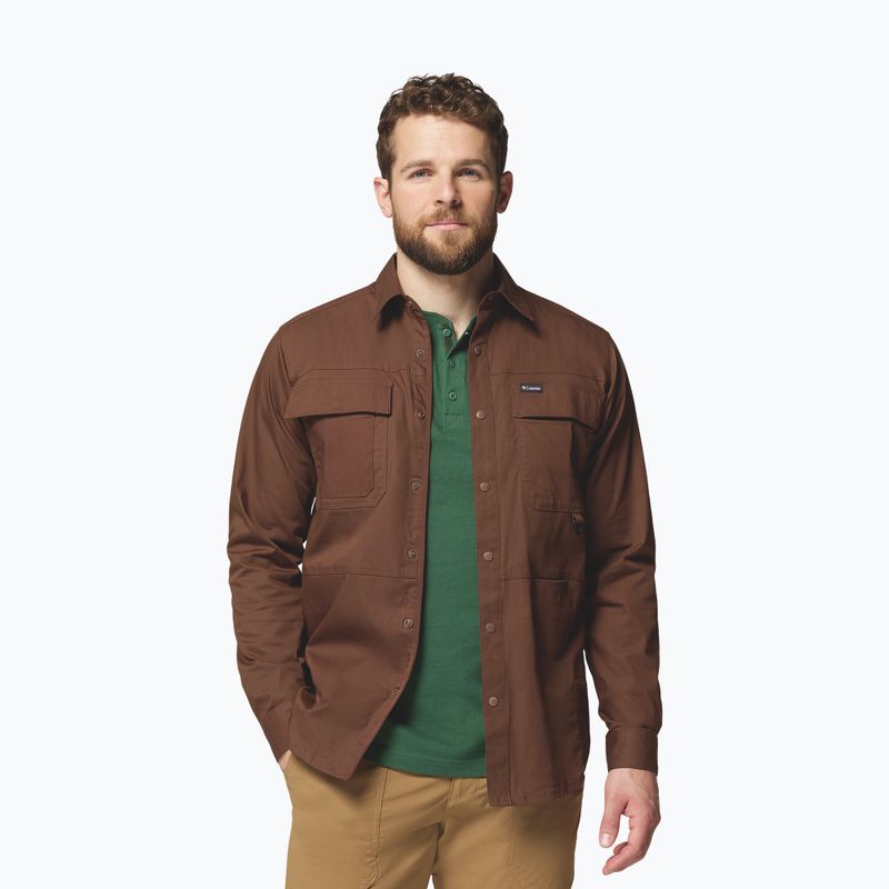 Pánska košeľa Columbia Landroamer Twill tobacco 5