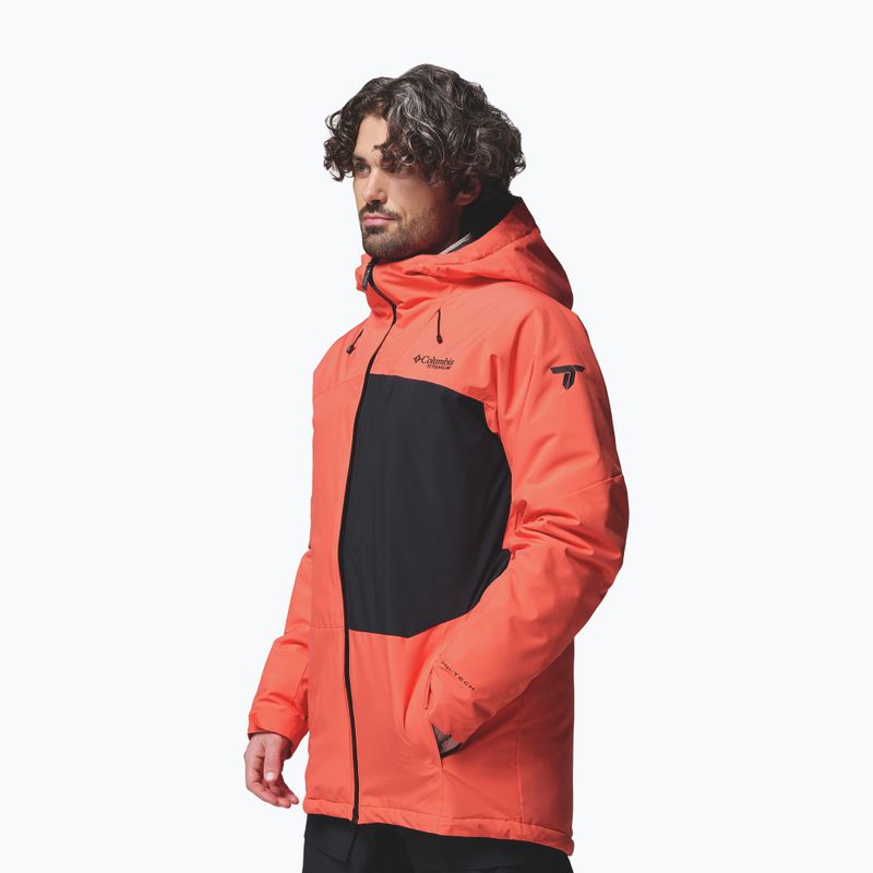 Pánska lyžiarska bunda Columbia Winter District III zing/black 4