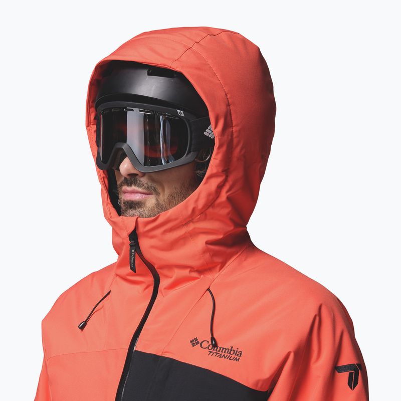 Pánska lyžiarska bunda Columbia Winter District III zing/black 6