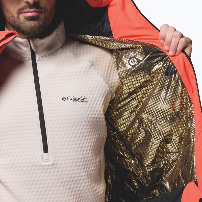 Pánska lyžiarska bunda Columbia Winter District III zing/black 10