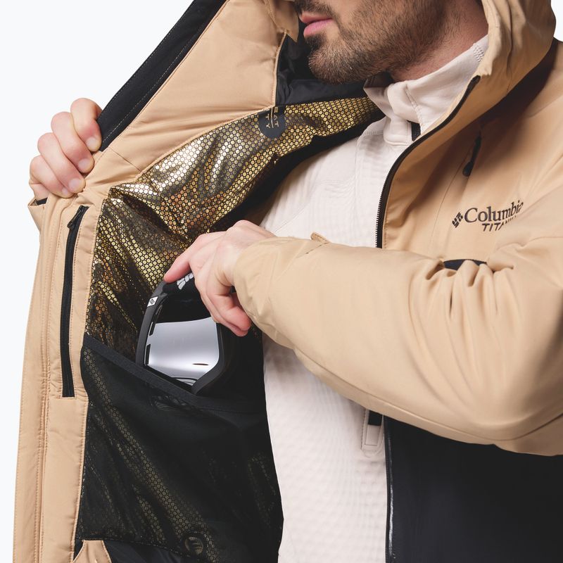 Pánska lyžiarska bunda Columbia Winter District III Canoe/Black 12