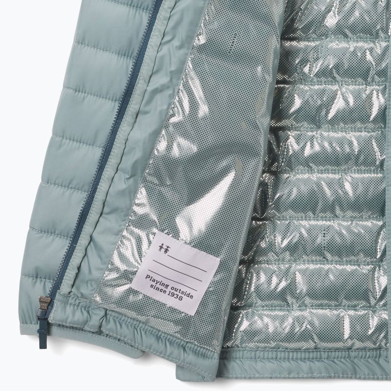 Detská zateplená bunda Columbia Powder Lite II Hooded crushed blue 3