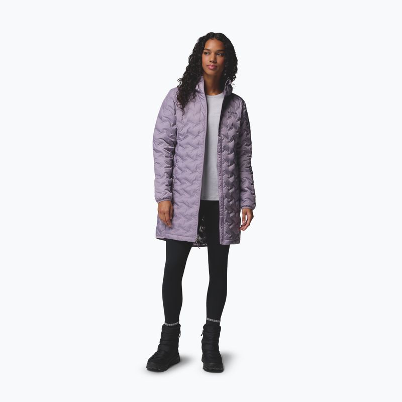 Dámsky páperový kabát Columbia Delta Ridge II Long Down shale purple 2