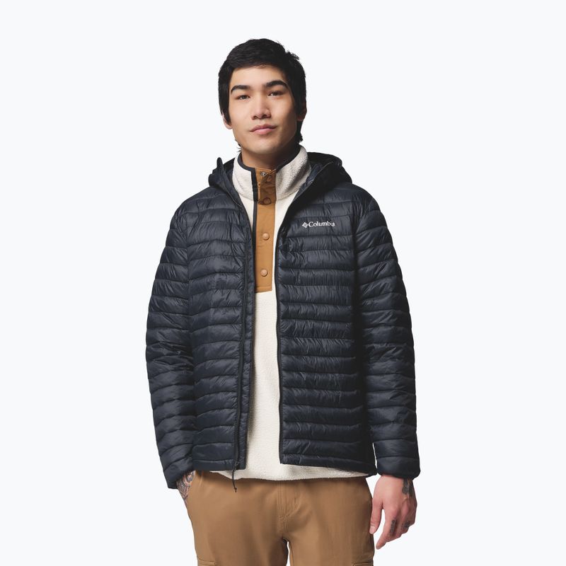 Pánska zateplená bunda Columbia Powder Pass black 5