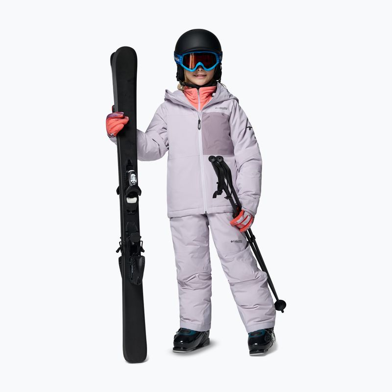 Detské lyžiarske nohavice Columbia Holcomb Grove Bib lavender pearl 2