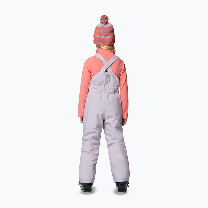 Detské lyžiarske nohavice Columbia Holcomb Grove Bib lavender pearl 3