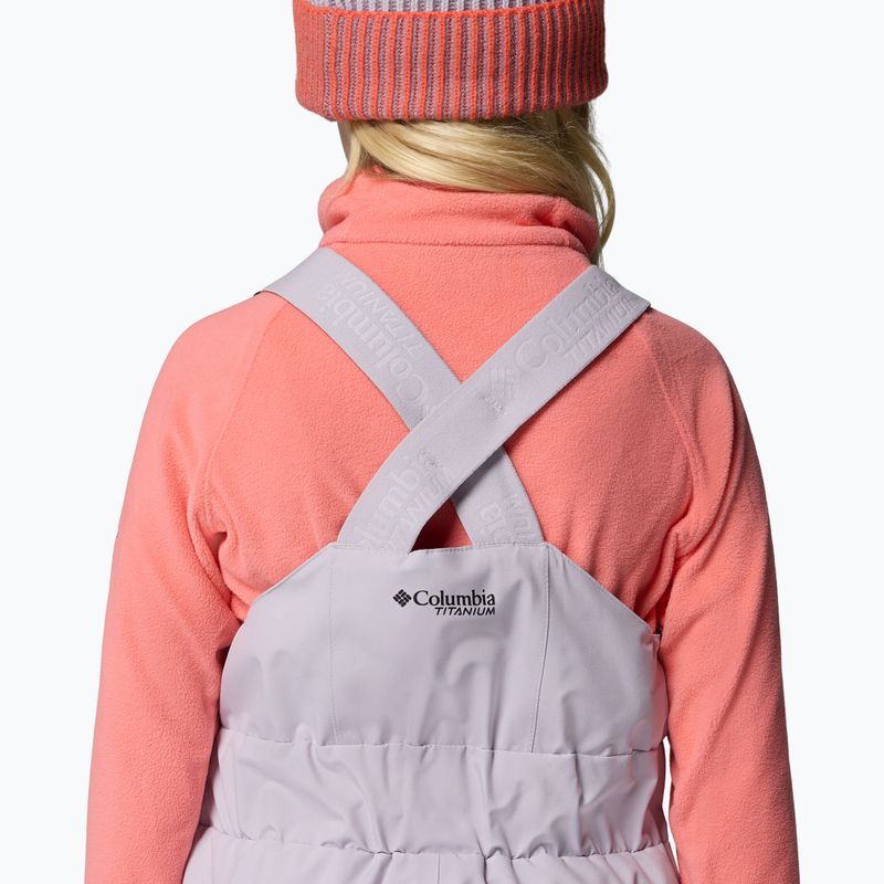 Detské lyžiarske nohavice Columbia Holcomb Grove Bib lavender pearl 7