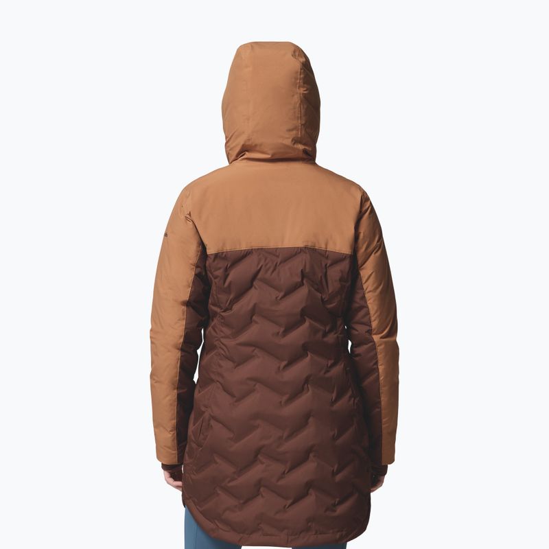 Dámsky páperový kabát Columbia Mountain Croo III Mid Down tobacco/camel brown 3