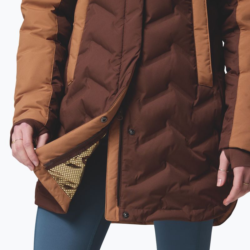 Dámsky páperový kabát Columbia Mountain Croo III Mid Down tobacco/camel brown 9