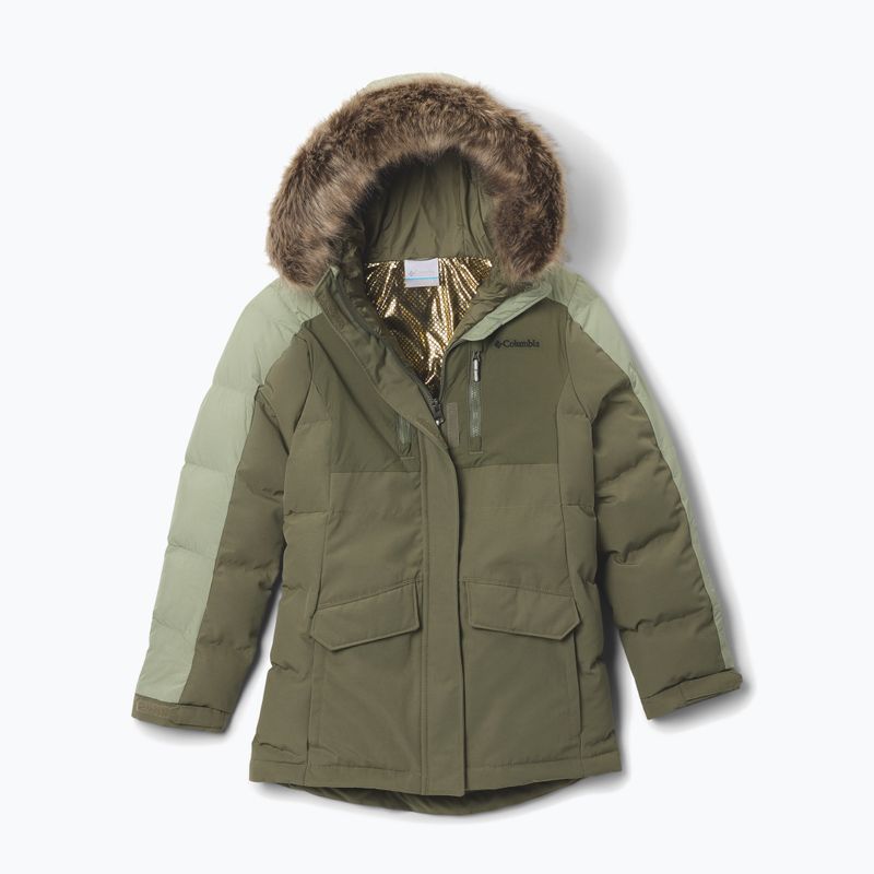 Detská zateplená bunda Columbia Girl's Marquam Peak Fusion II stone green/safari