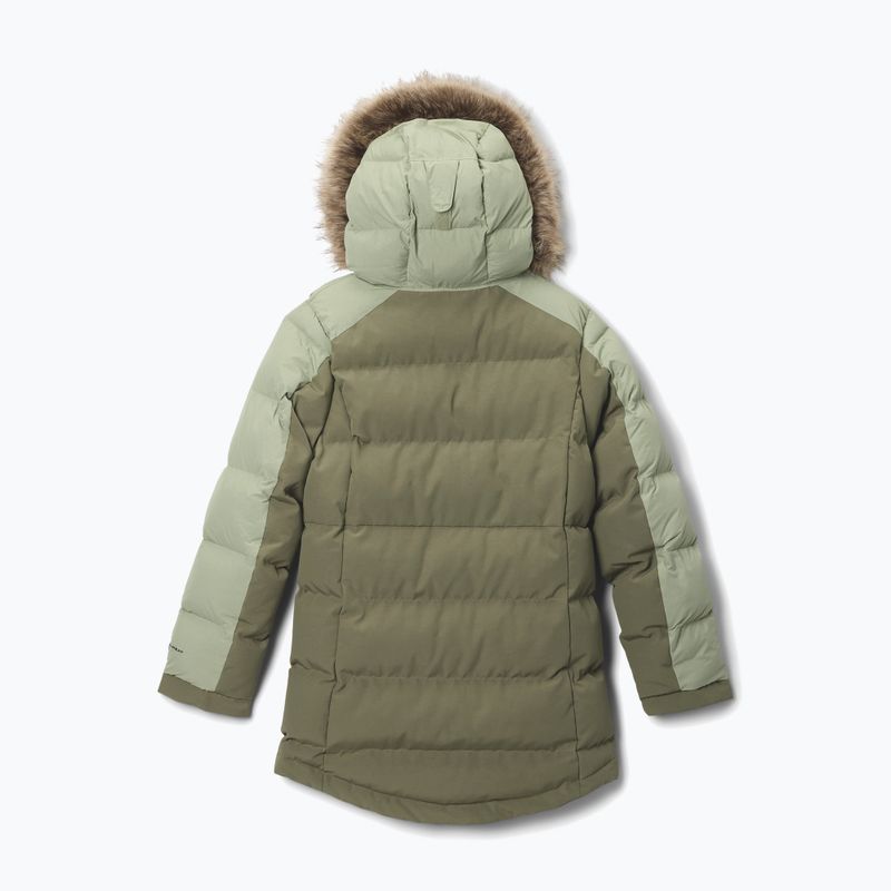 Detská zateplená bunda Columbia Girl's Marquam Peak Fusion II stone green/safari 2