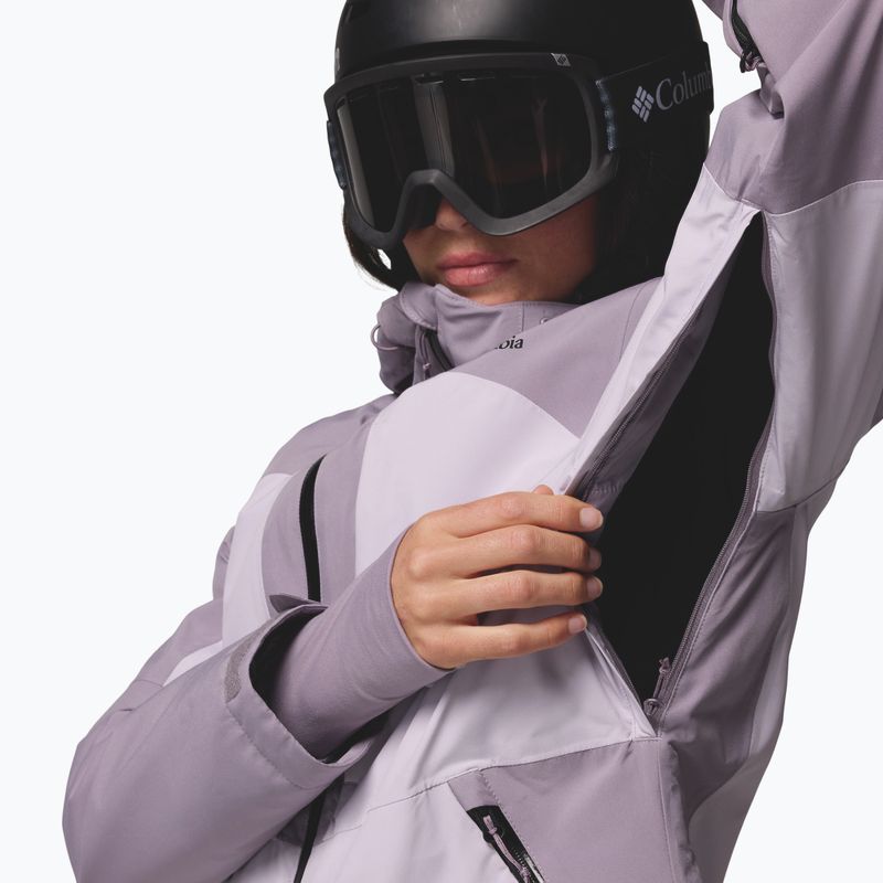 Dámska lyžiarska bunda Columbia Liftline lavender pearl/shale purple 6