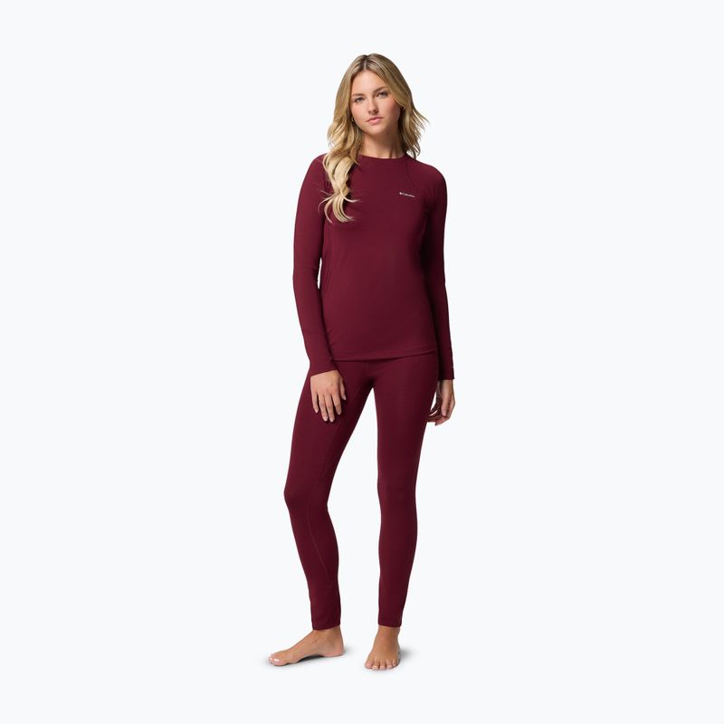Dámska termoakčná mikina Columbia Midweight Stretch rich wine 2