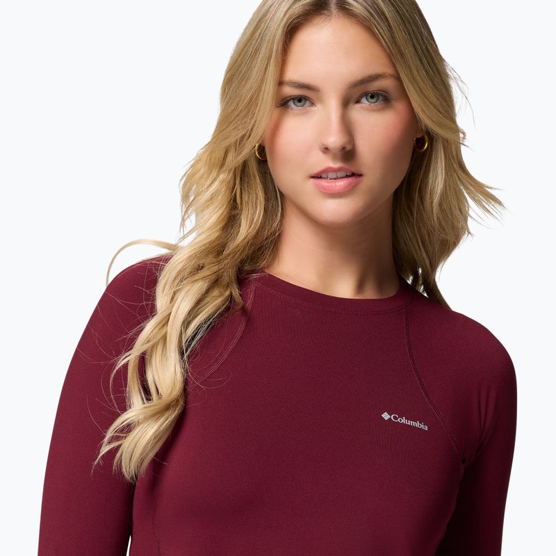 Dámska termoakčná mikina Columbia Midweight Stretch rich wine 5