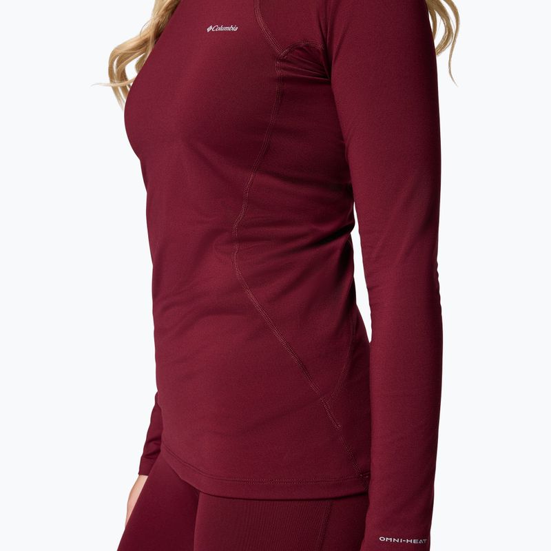 Dámske trekingové tričko longsleeve Columbia Midweight Stretch Rich Wine 6