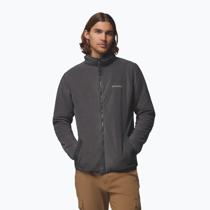 Pánska fleecová mikina Columbia Winter Pass Reversible shark/peaked tonal 2