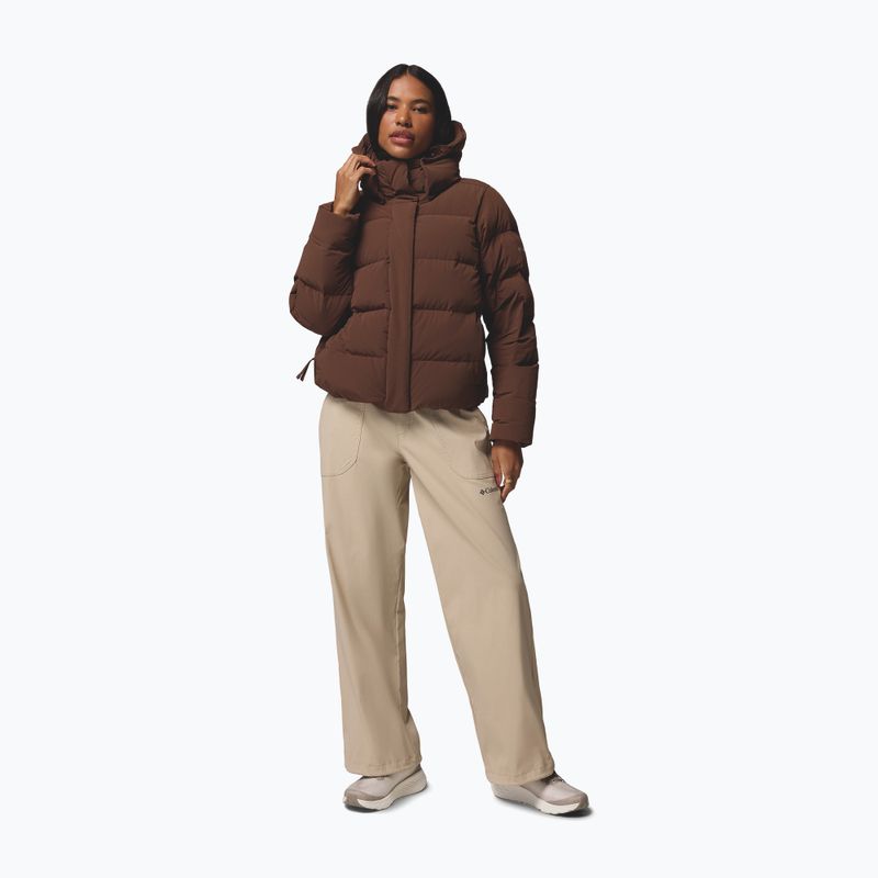 Dámska páperová bunda Columbia Amaze Puff Hooded tobacco 2