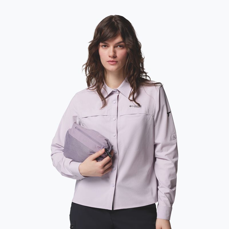 Dámska bunda do dažďa Columbia OmniTech AmpliDry II shale purple 13