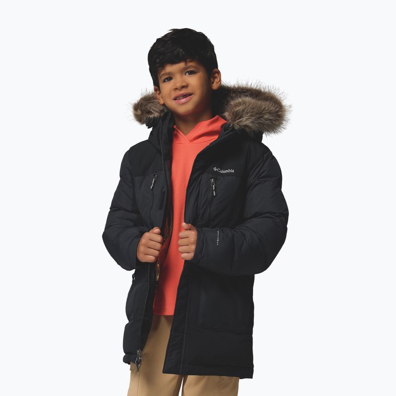 Detská zateplená bunda Columbia Boy's Marquam Peak Fusion II black