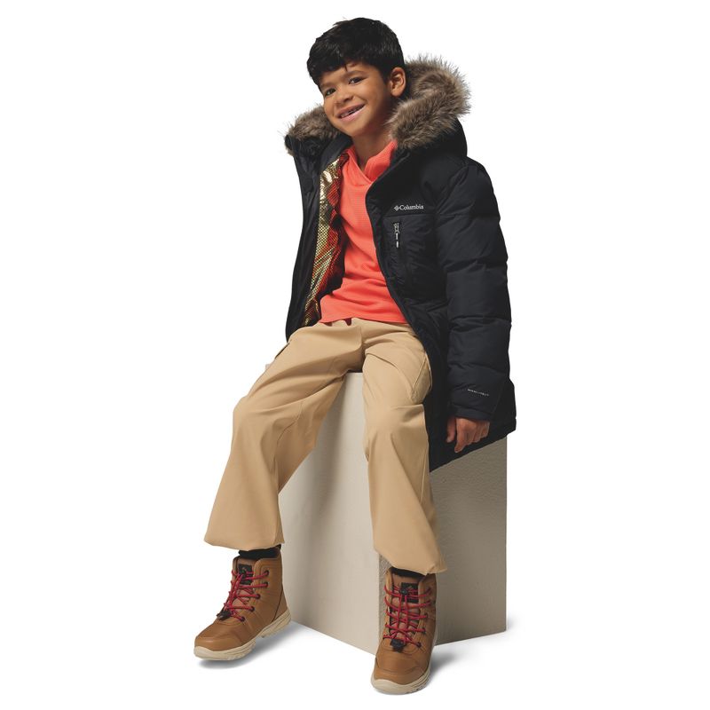 Detská zateplená bunda Columbia Boy's Marquam Peak Fusion II black 10