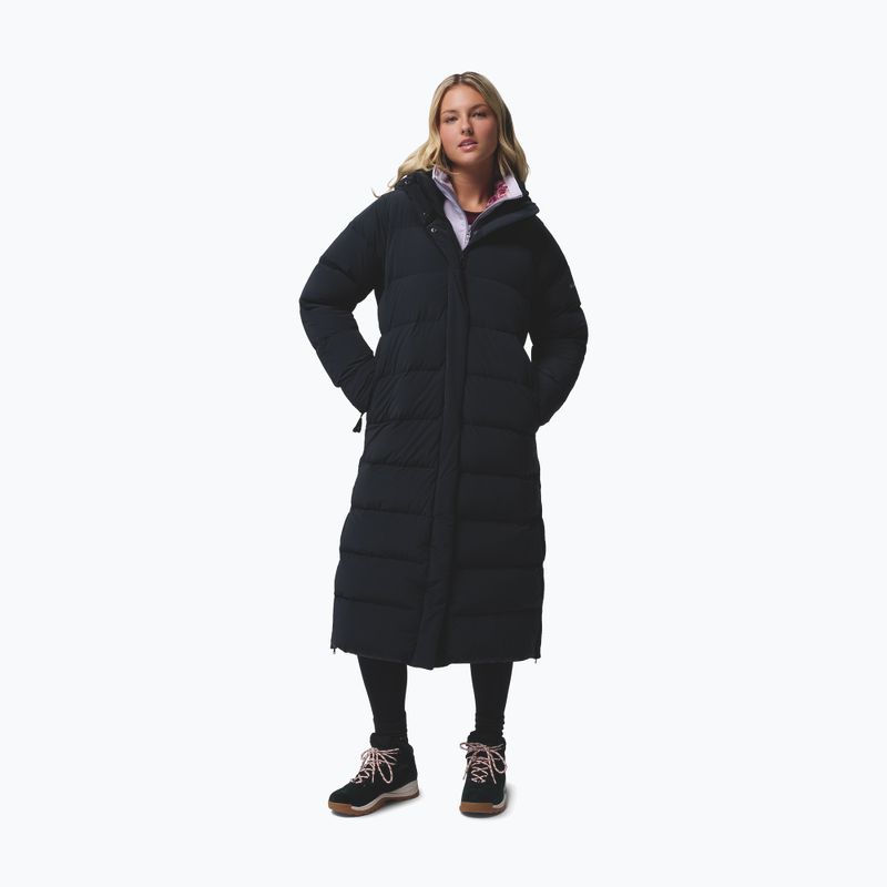 Dámsky páperový kabát Columbia Amaze Puff Long Hooded black