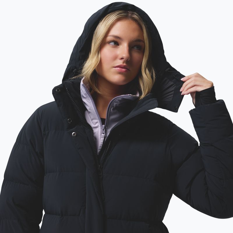 Dámsky páperový kabát Columbia Amaze Puff Long Hooded black 9