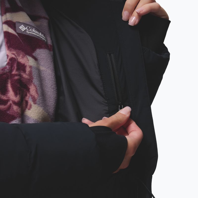 Dámsky páperový kabát Columbia Amaze Puff Long Hooded black 15
