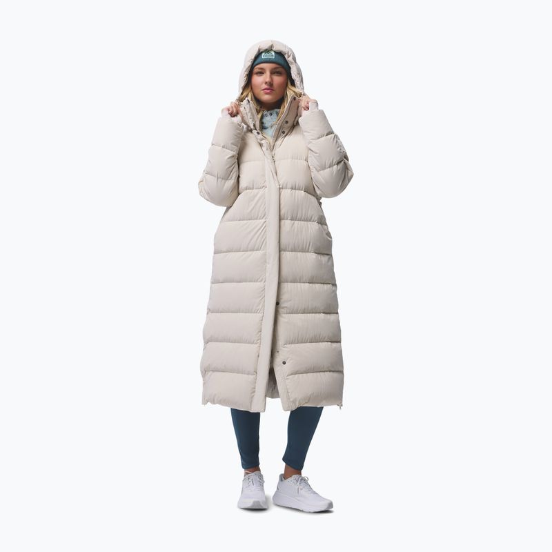 Dámsky páperový kabát Columbia Amaze Puff Long Hooded dark stone 4