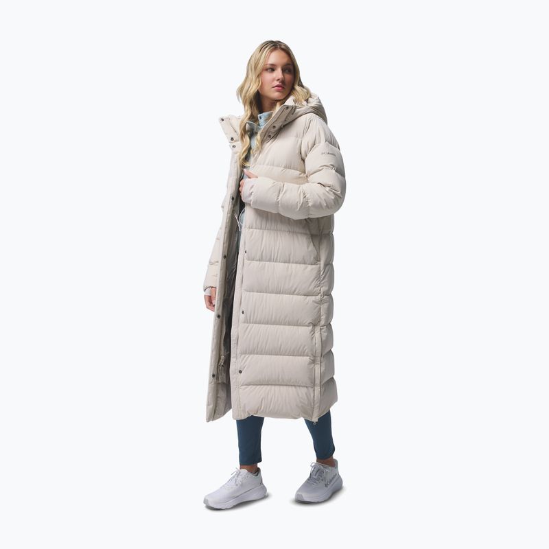 Dámsky páperový kabát Columbia Amaze Puff Long Hooded dark stone 6