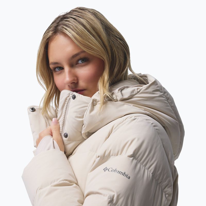 Dámsky páperový kabát Columbia Amaze Puff Long Hooded dark stone 11
