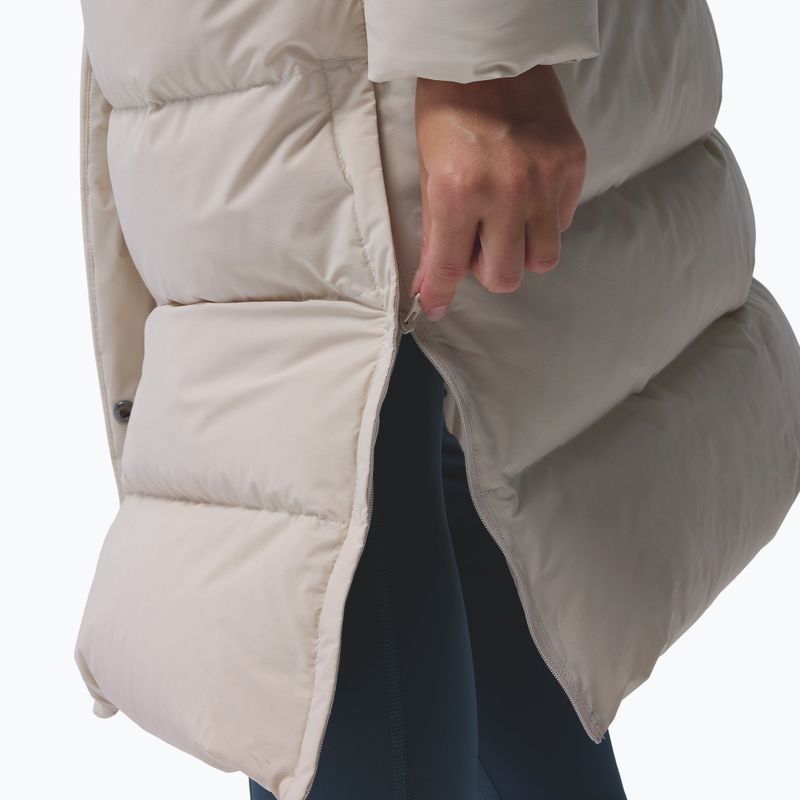 Dámsky páperový kabát Columbia Amaze Puff Long Hooded dark stone 15