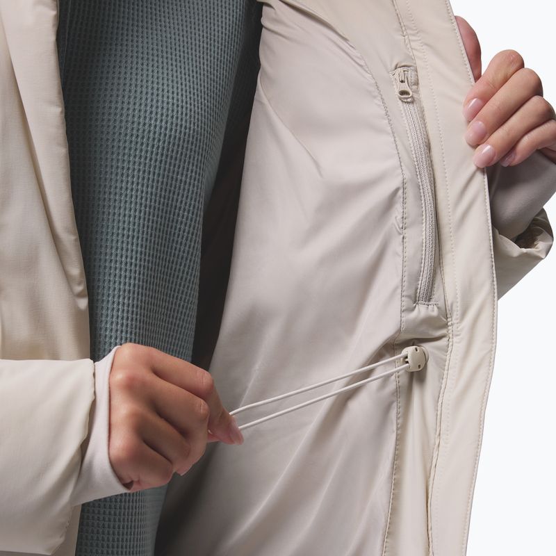 Dámsky páperový kabát Columbia Amaze Puff Long Hooded dark stone 17