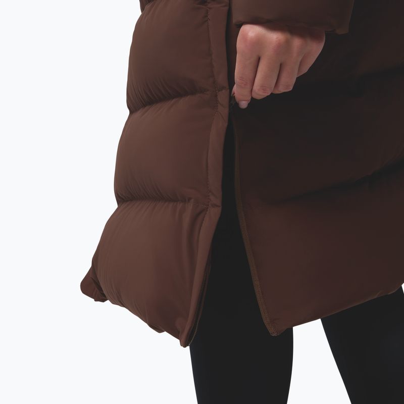 Dámsky páperový kabát Columbia Amaze Puff Long Hooded tobacco 16