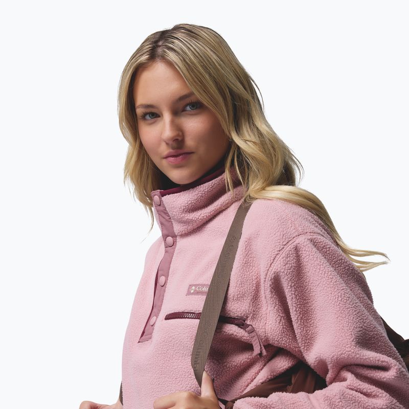 Dámsky páperový kabát Columbia Amaze Puff Long Hooded tobacco 20