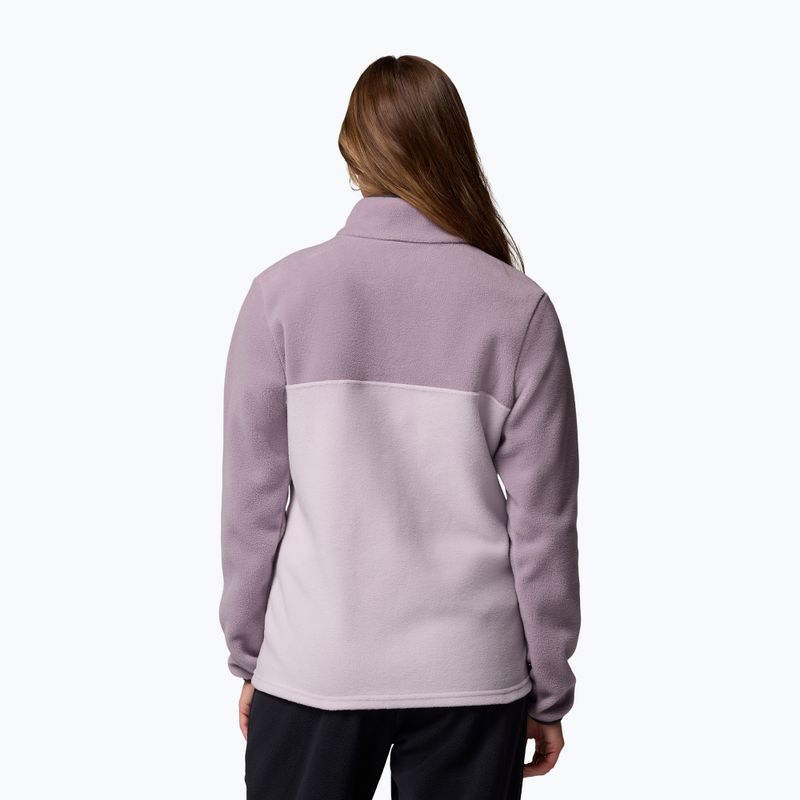 Dámska mikina Columbia Benton Springs 1/2 Snap lavender pearl/shale purple/shark 3