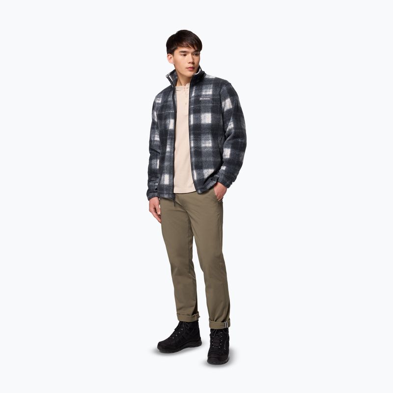 Pánska mikina Columbia Steens Mountain s potlačou chalk omblur 2