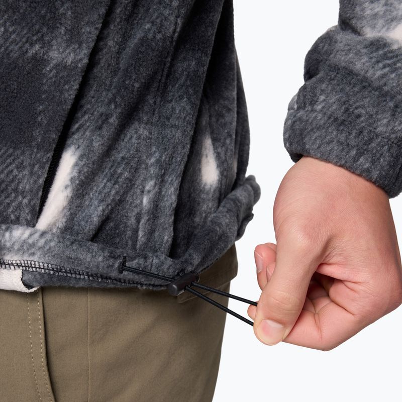 Pánska mikina Columbia Steens Mountain s potlačou chalk omblur 7