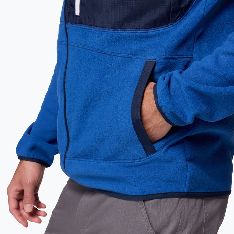Pánska fleecová mikina Columbia Fast Trek Overlay Full Zip mt blue/coll navy 7
