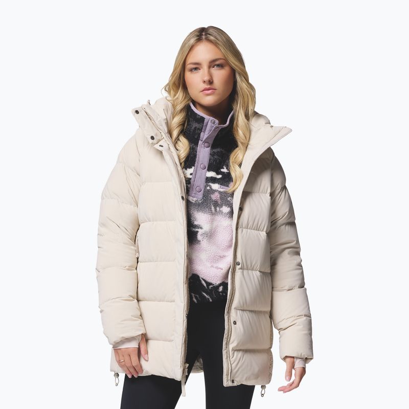 Dámska páperová bunda Columbia Amaze Puff Mid Hooded dark stone 5