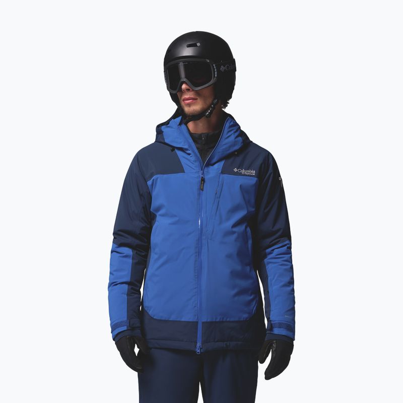 Pánska lyžiarska bunda Columbia Cirque Bowl collegiate navy/mountain blue
