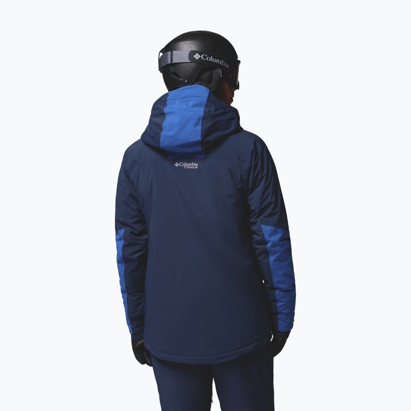 Pánska lyžiarska bunda Columbia Cirque Bowl collegiate navy/mountain blue 3