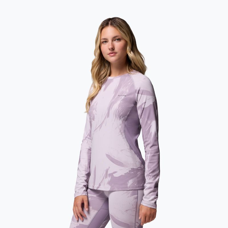Dámske termo tričko longsleeve Columbia Omni-Heat Infinity Knit shale purple snowflight tonal 4