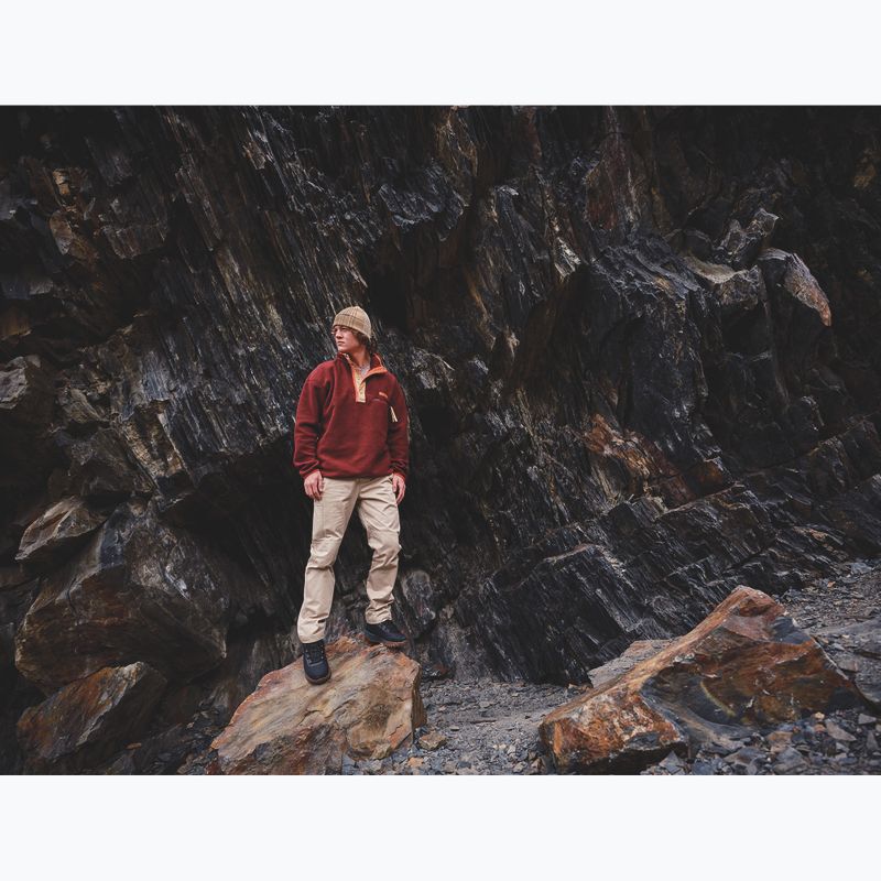 Pánska fleecová bunda Columbia Helvetia II Half Snap Fleece rich wine 6