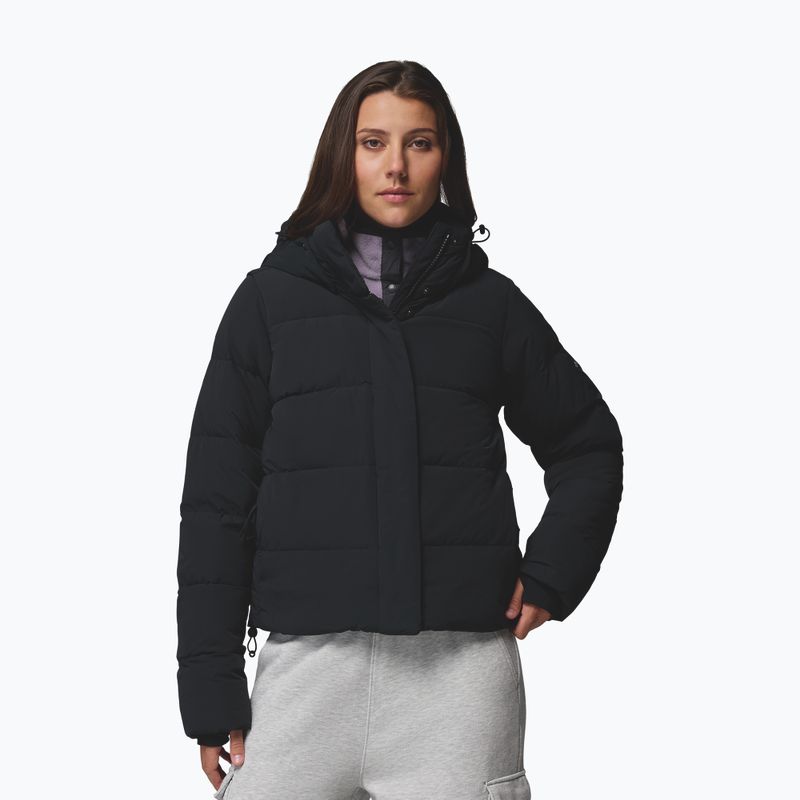 Dámska páperová bunda Columbia Amaze Puff Hooded black