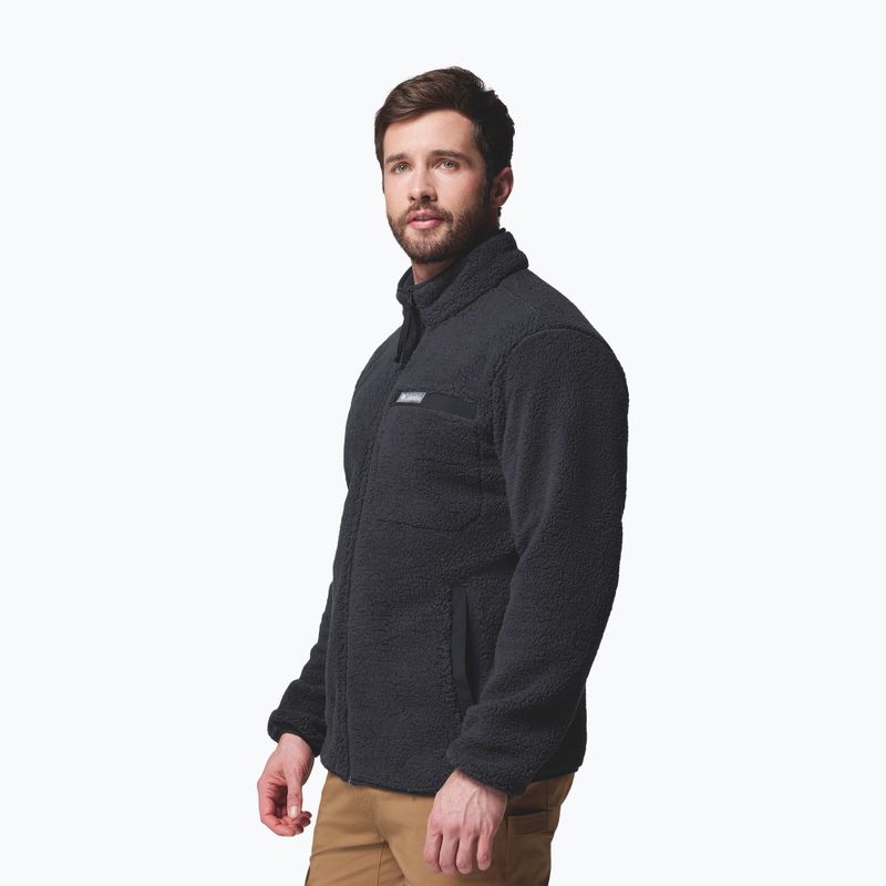 Pánska mikina Columbia Rugged Ridge High Pile Full Zip black 4